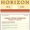 PDF of 2007 HORIZON No. 2 -- Convocation 2006: Called, vowed, committed