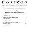 PDF of 2005 HORIZON No. 2 -- Convocation 2004: Fidelity to Jesus, Paradigm of Hope