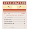 PDF of 2012 HORIZON No. 3 Summer -- Cultural and family roots and vocation